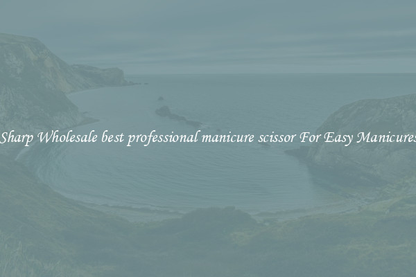 Sharp Wholesale best professional manicure scissor For Easy Manicures