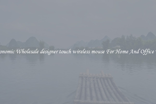 Ergonomic Wholesale designer touch wireless mouse For Home And Office Use.