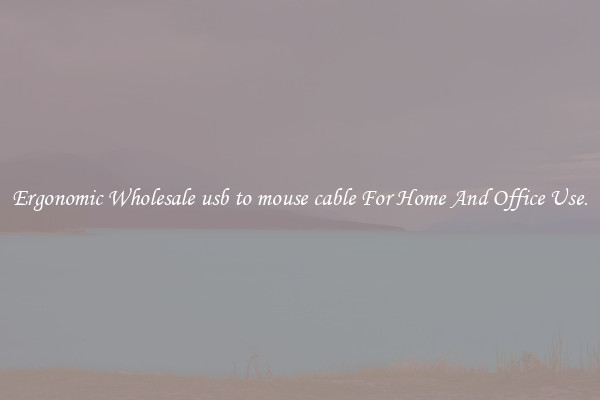Ergonomic Wholesale usb to mouse cable For Home And Office Use.