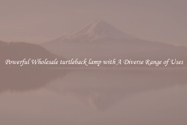 Powerful Wholesale turtleback lamp with A Diverse Range of Uses