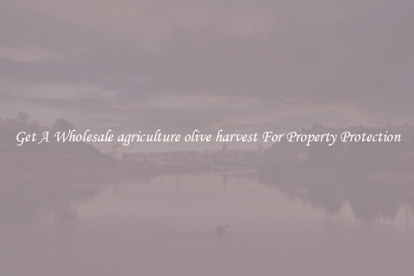 Get A Wholesale agriculture olive harvest For Property Protection
