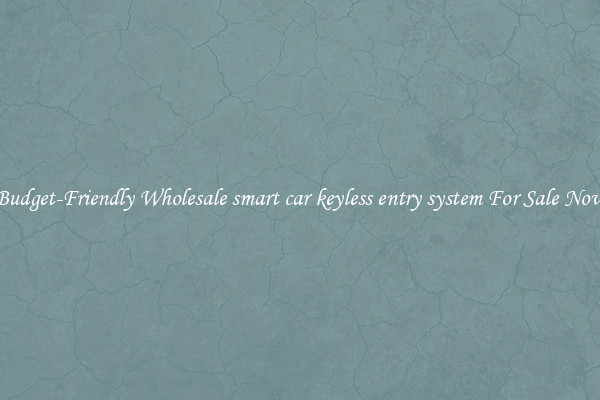 Budget-Friendly Wholesale smart car keyless entry system For Sale Now