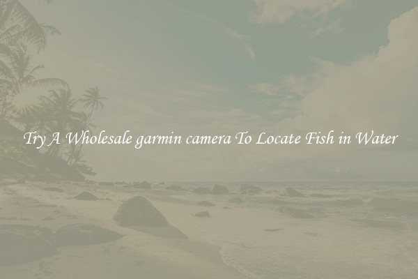 Try A Wholesale garmin camera To Locate Fish in Water