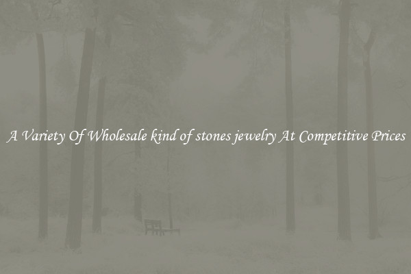 A Variety Of Wholesale kind of stones jewelry At Competitive Prices