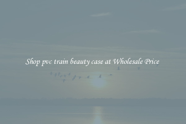 Shop pvc train beauty case at Wholesale Price 