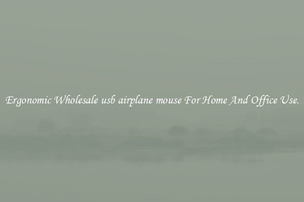 Ergonomic Wholesale usb airplane mouse For Home And Office Use.