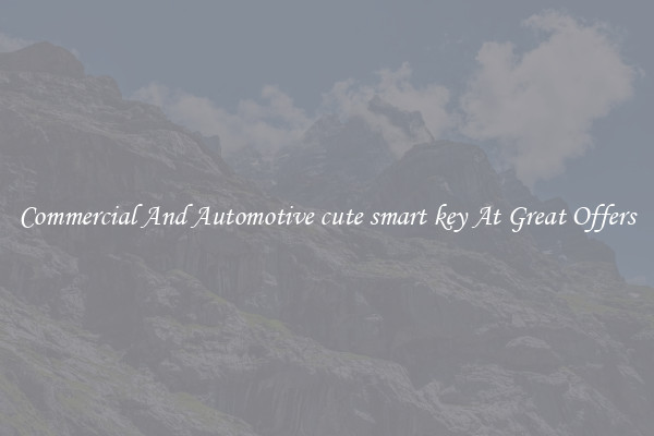 Commercial And Automotive cute smart key At Great Offers